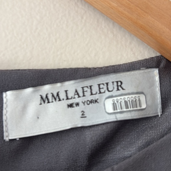 MM LaFleur Grey Mei 3/4 Sleeve Pocket Shift Dress in Monsoon Size 2 - Picture 8 of 15
